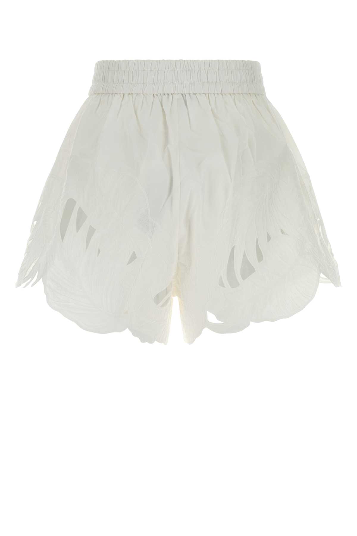White poplin Mahon shorts 9049ASS263IVO (ZIMMERMANN / ショートパンツ ) | ZIMMERMANN (ジマーマン)(1)