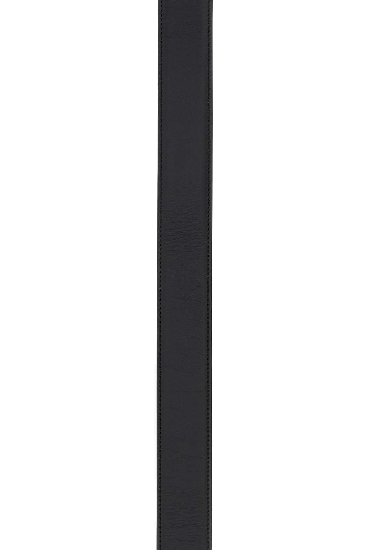 Black leather Intreccio Loop belt 793876VALKO8803 (Bottega Veneta / ベルト・サスペンダー ) | Bottega Veneta (ボッテガ・ヴェネタ)(2)