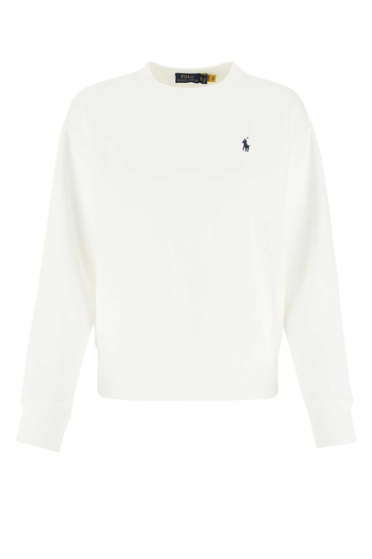 White cotton blend sweatshirt 211794395002 (Polo Ralph Lauren / スウェット・フーディー ) | Polo Ralph Lauren (ポロ ラルフ ローレン)