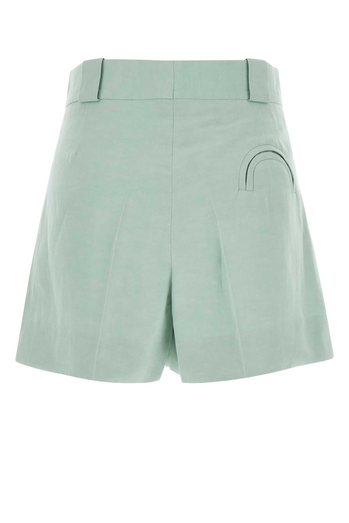 Light blue silk blend Zenith shorts PTEPA01ZETA001 (BLAZE MILANO / ショートパンツ ) | BLAZE MILANO (ブレーズ ミラノ)(1)