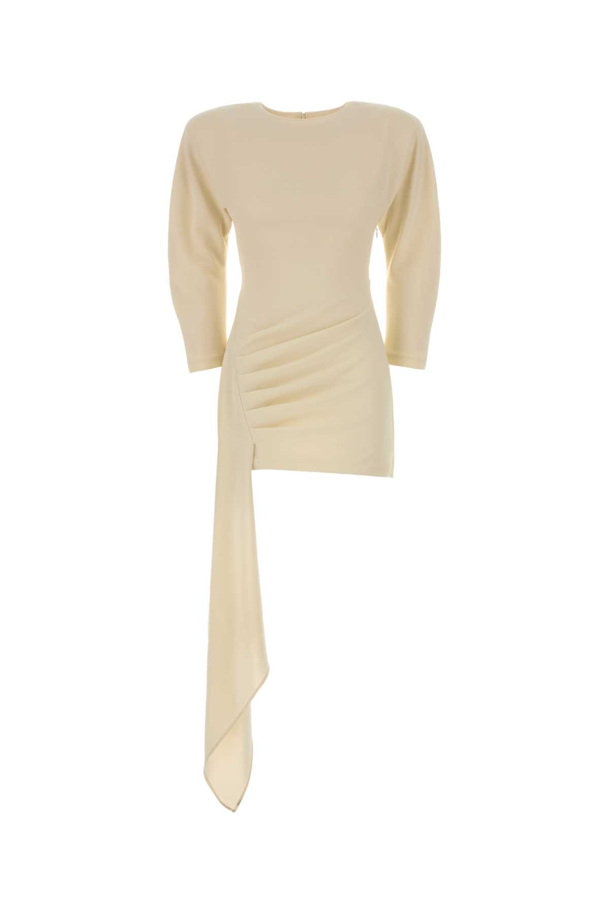 Cream crepe Amanda mini dress T190111ATNP263111 (THE ANDAMANE / ワンピース・ドレス・オールインワン ) | THE ANDAMANE (アンダマン)
