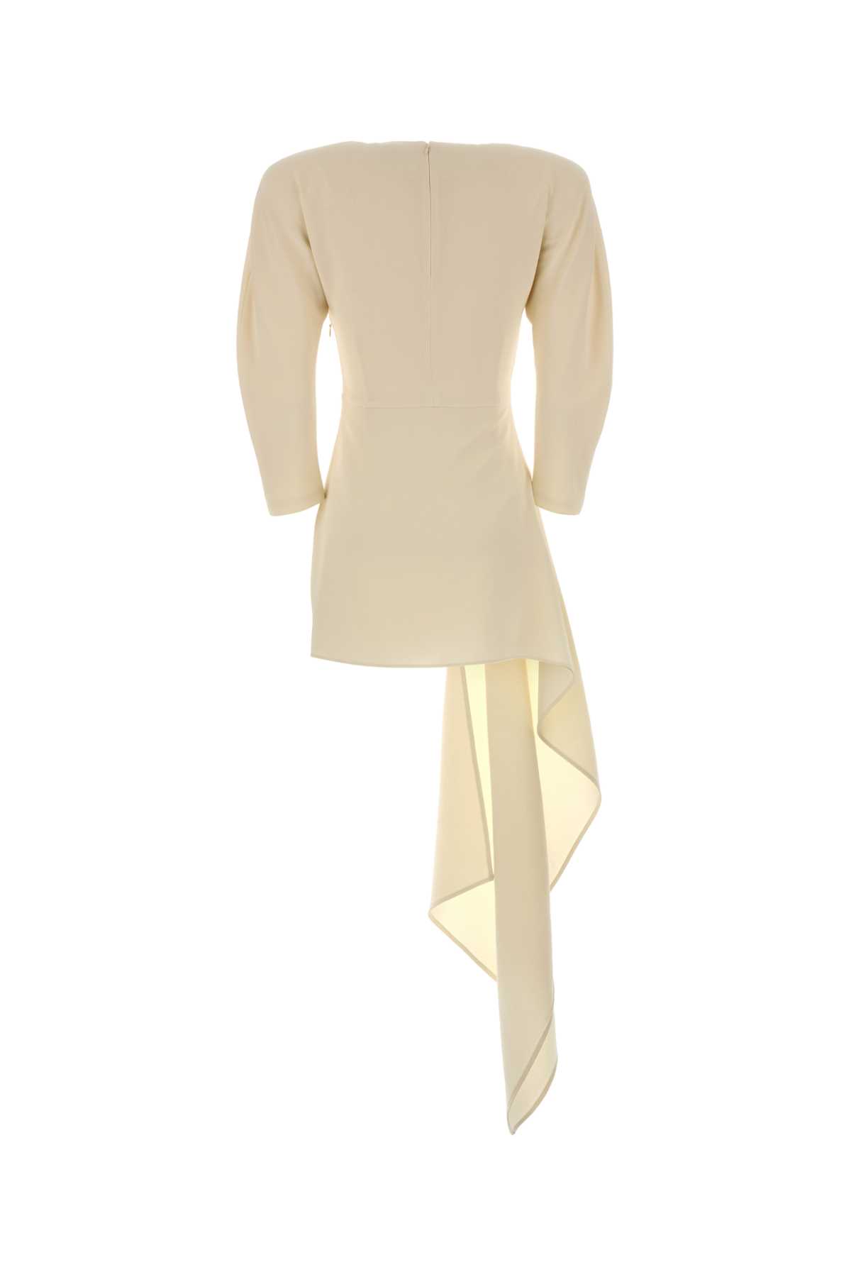 Cream crepe Amanda mini dress T190111ATNP263111 (THE ANDAMANE / ワンピース・ドレス・オールインワン ) | THE ANDAMANE (アンダマン)(1)