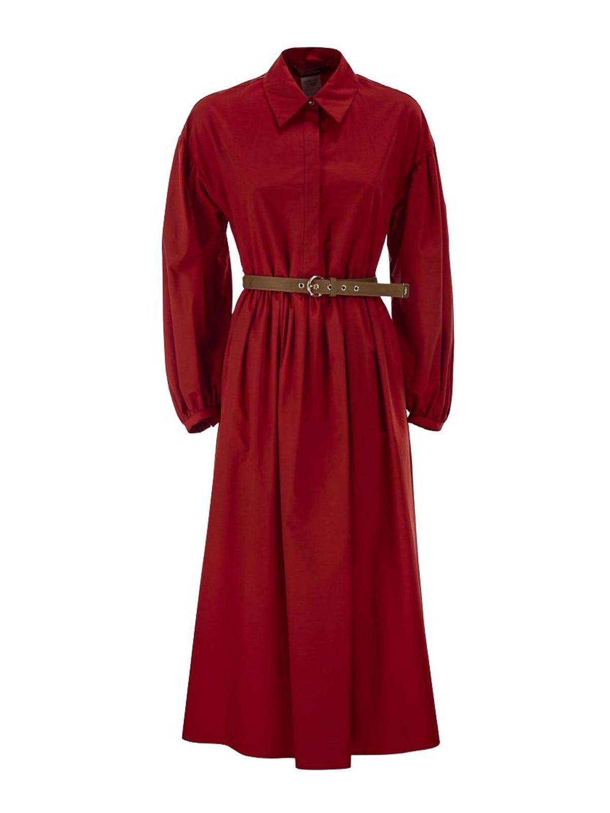 Mstmarmo Red Cotton Sat 26162210216E15 (Max Mara / ワンピース・ドレス・オールインワン ) | Max Mara (マックスマーラ)