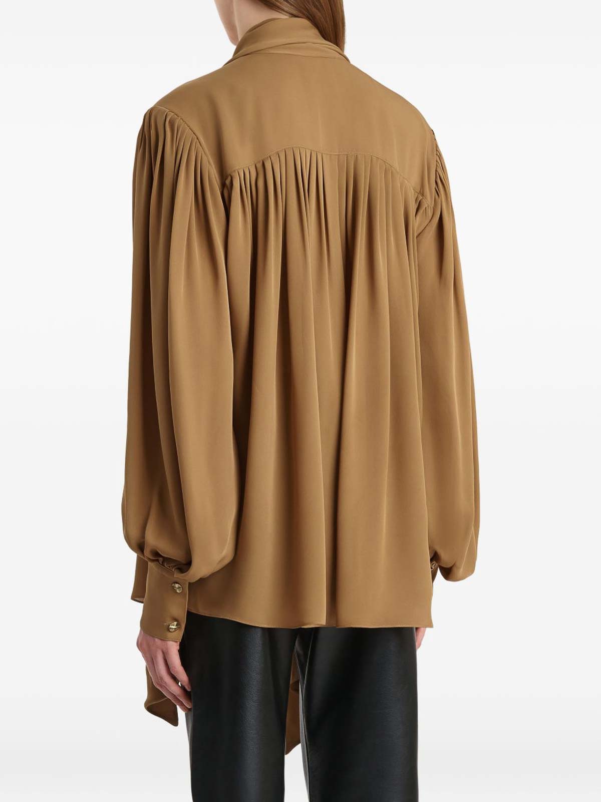 Silk Georgette Draped Shirt 2460338980 (KHAITE / シャツ・ブラウス ) | KHAITE (ケイト)(2)