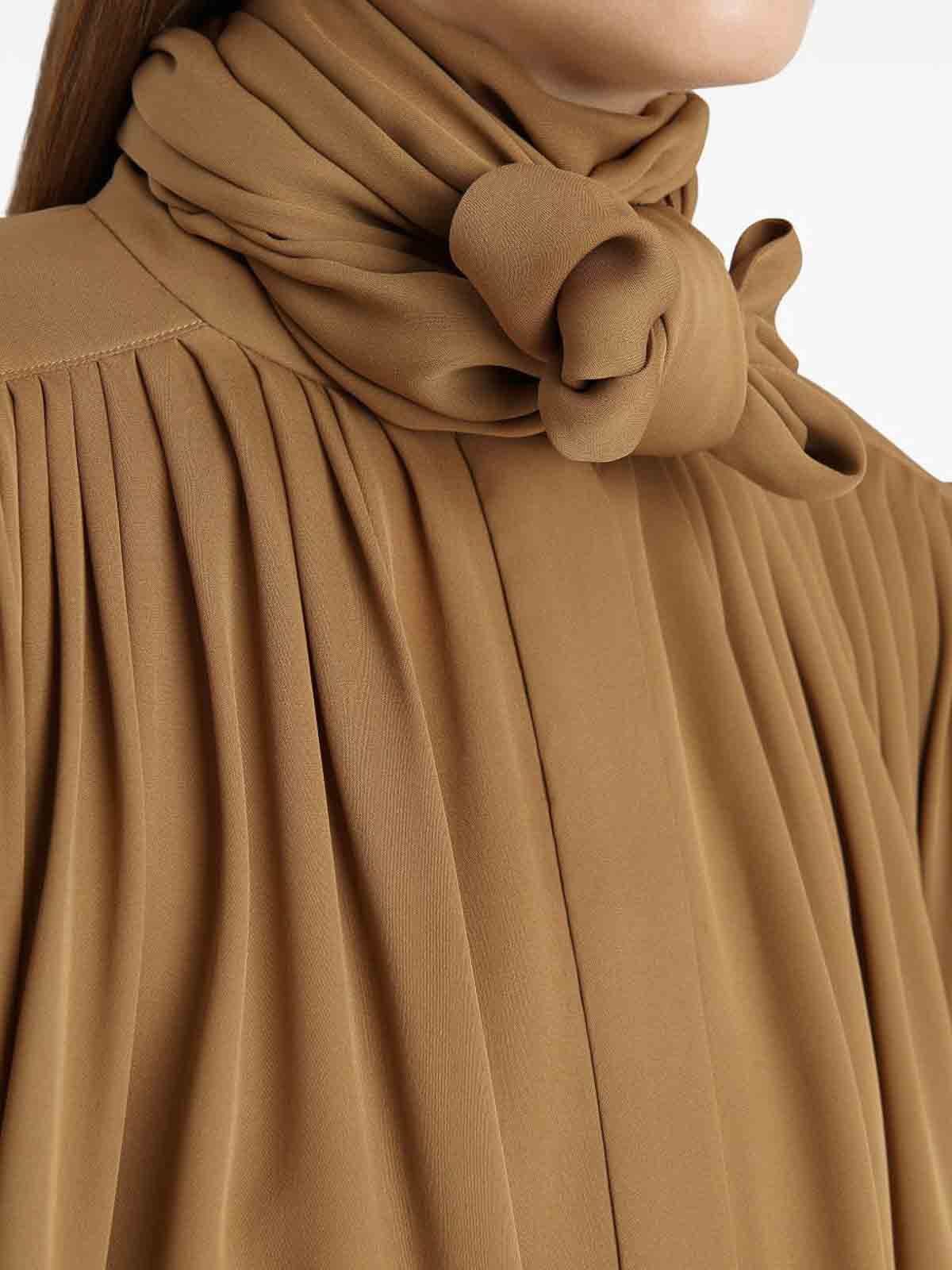 Silk Georgette Draped Shirt 2460338980 (KHAITE / シャツ・ブラウス ) | KHAITE (ケイト)(4)