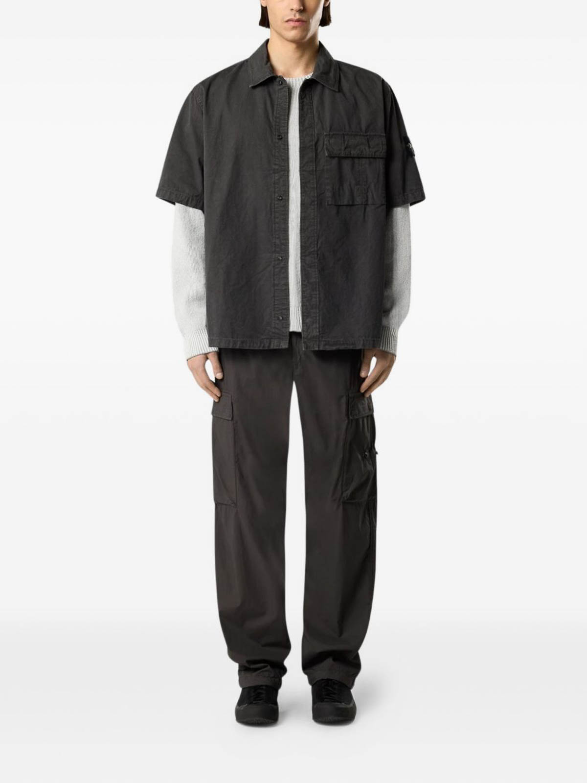 Sleeved Shirt L1S151200031S00WNV0165 (STONE ISLAND / シャツ・ブラウス ) | STONE ISLAND (ストーンアイランド)(1)