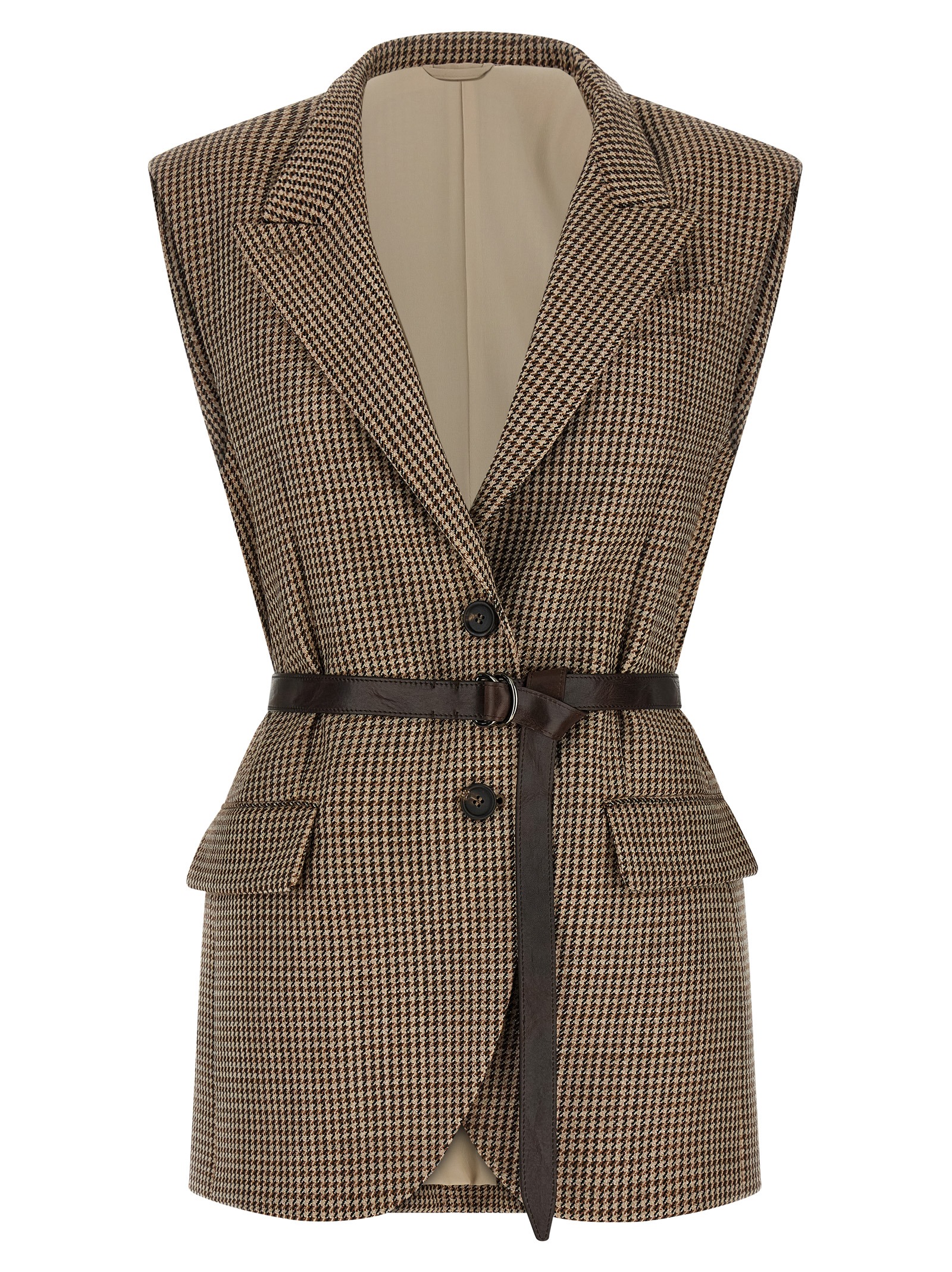 Belted vest MG5467259PC001 (Brunello Cucinelli / ベスト ) | Brunello Cucinelli (ブルネロ・クチネリ)
