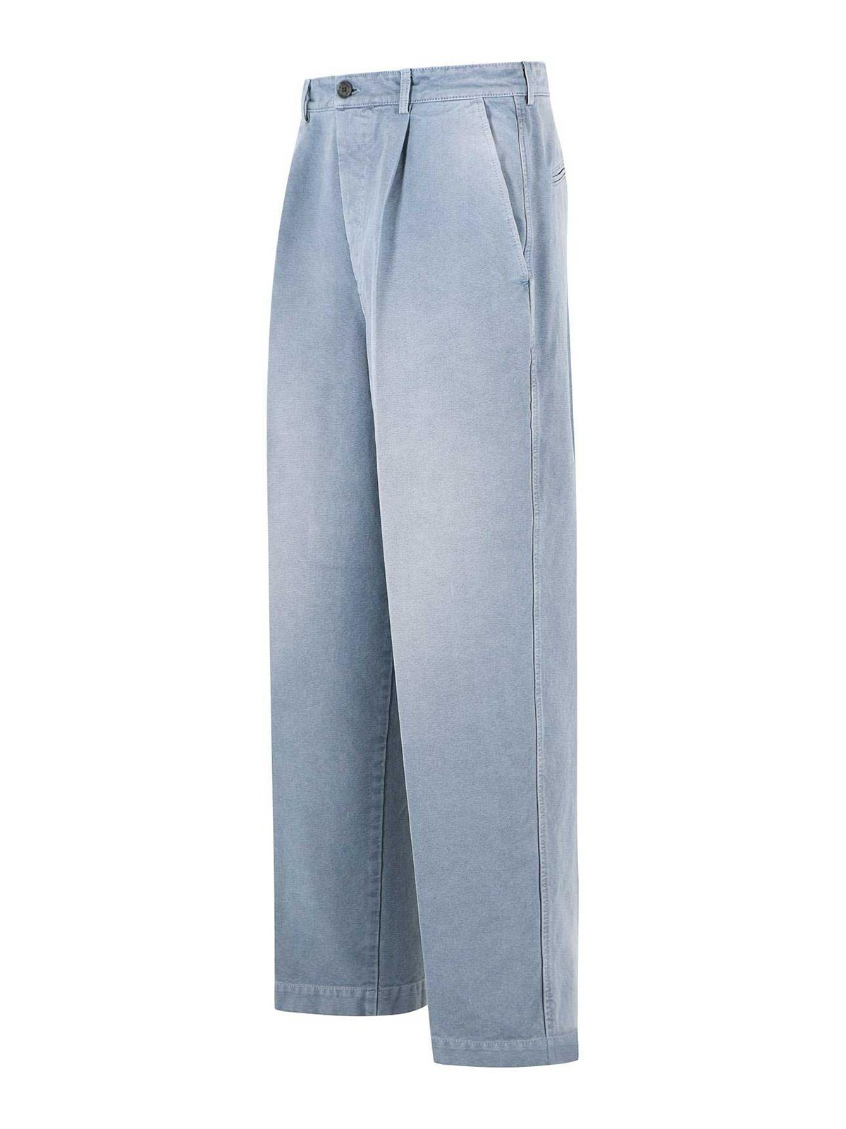 Light Blue Cotton Trousers PUMU0327G0USCY6300B31 (Marni / パンツ ) | Marni (マルニ)(2)