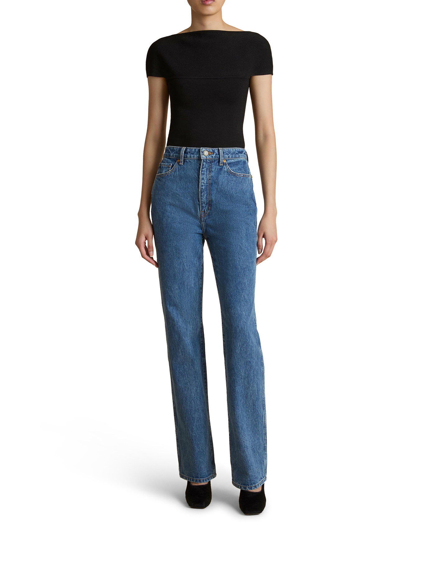 DANIELLE HIGH-WAISTED JEANS 1032916009W916009 (KHAITE / ジーンズ ) | KHAITE (ケイト)(1)