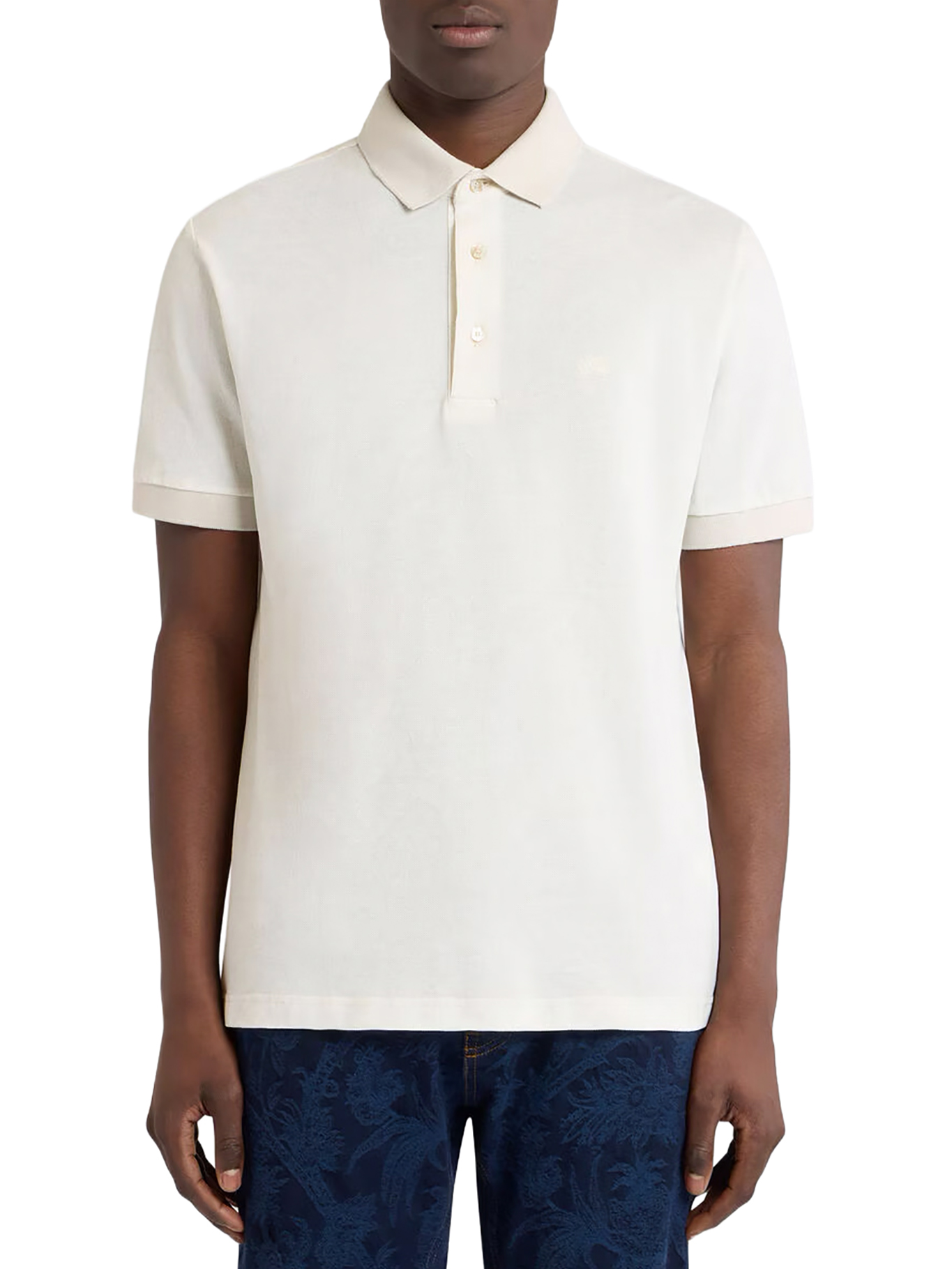 COTTON POLO SHIRT WITH PRINTED DETAILS MRMD0005AU11XW0001 (ETRO / ポロシャツ ) | ETRO (エトロ)(1)