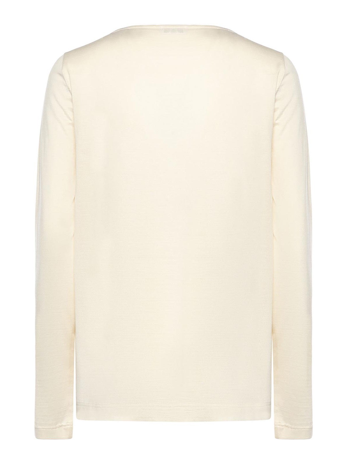 Silk Crepe De Chine And Jersey T-Shirt 26119410486E15 (Max Mara / Tシャツ・カットソー ) | Max Mara (マックスマーラ)(1)