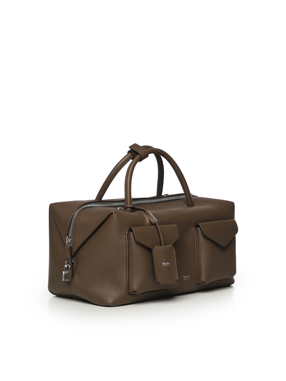 Large Leather Satchel Bag With Pockets 26145110116E15 (Max Mara / ハンドバッグ・ショルダーバッグ ) | Max Mara (マックスマーラ)(3)