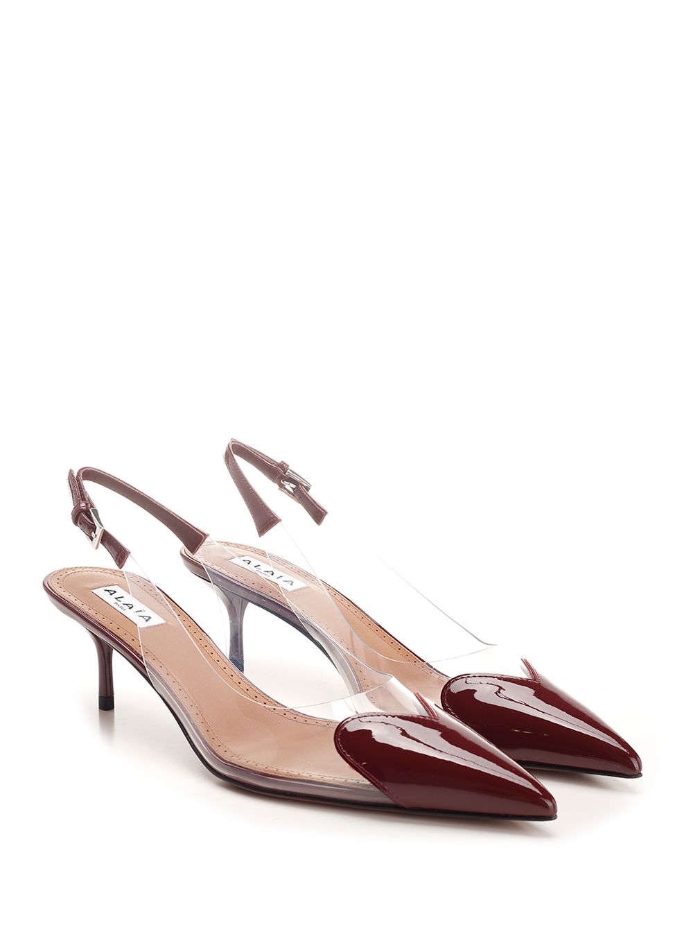 Le Cœur patent leather slingback AA3E057CK150325 (ALAIA / パンプス・ハイヒール ) | ALAIA (アライア)(1)