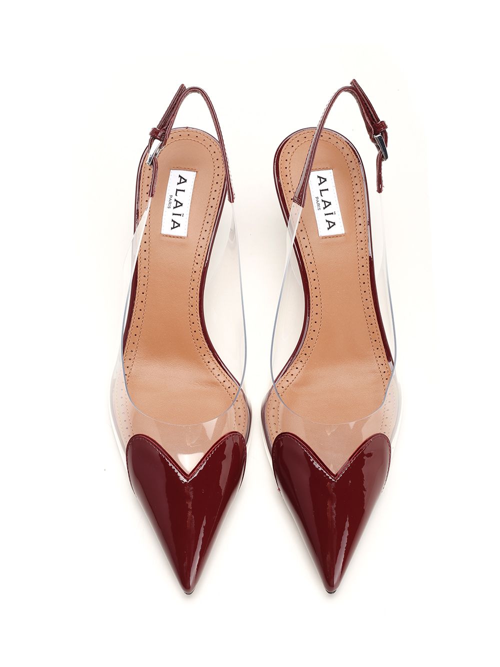 Le Cœur patent leather slingback AA3E057CK150325 (ALAIA / パンプス・ハイヒール ) | ALAIA (アライア)(4)