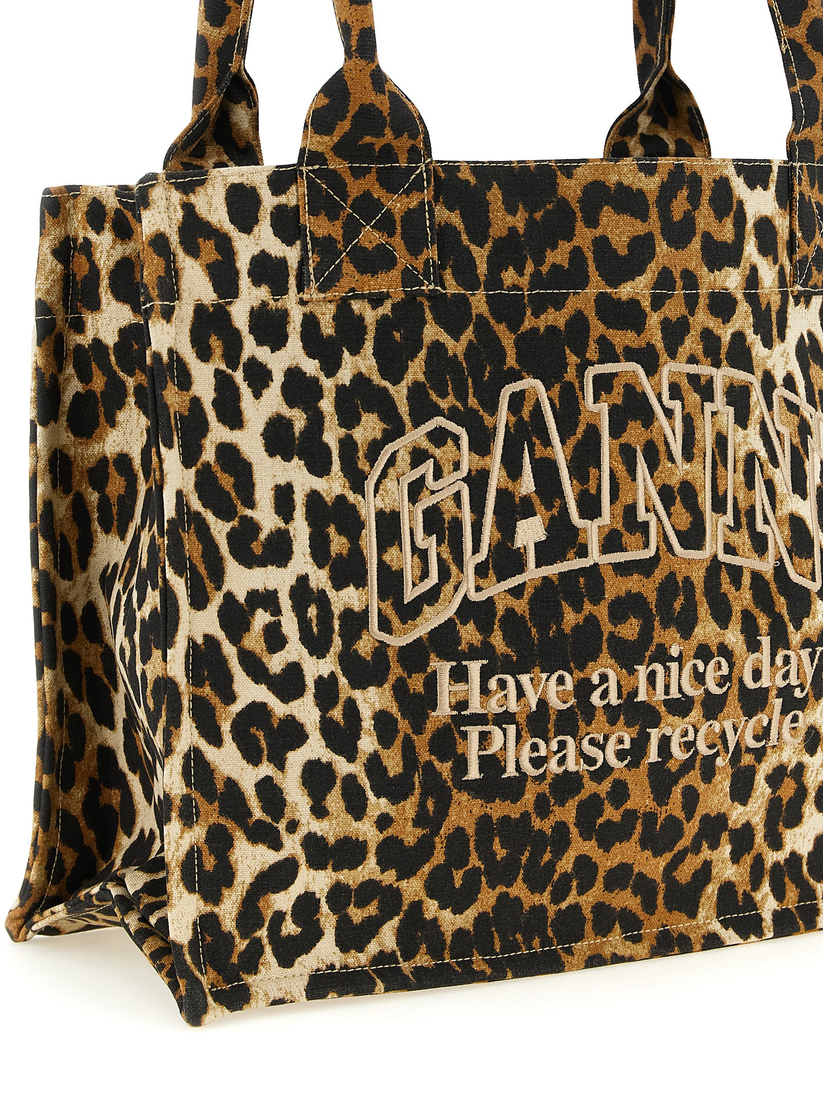 'Leopard' large shopping bag A7179943 (GANNI / トートバッグ ) | GANNI (ガニー)(2)
