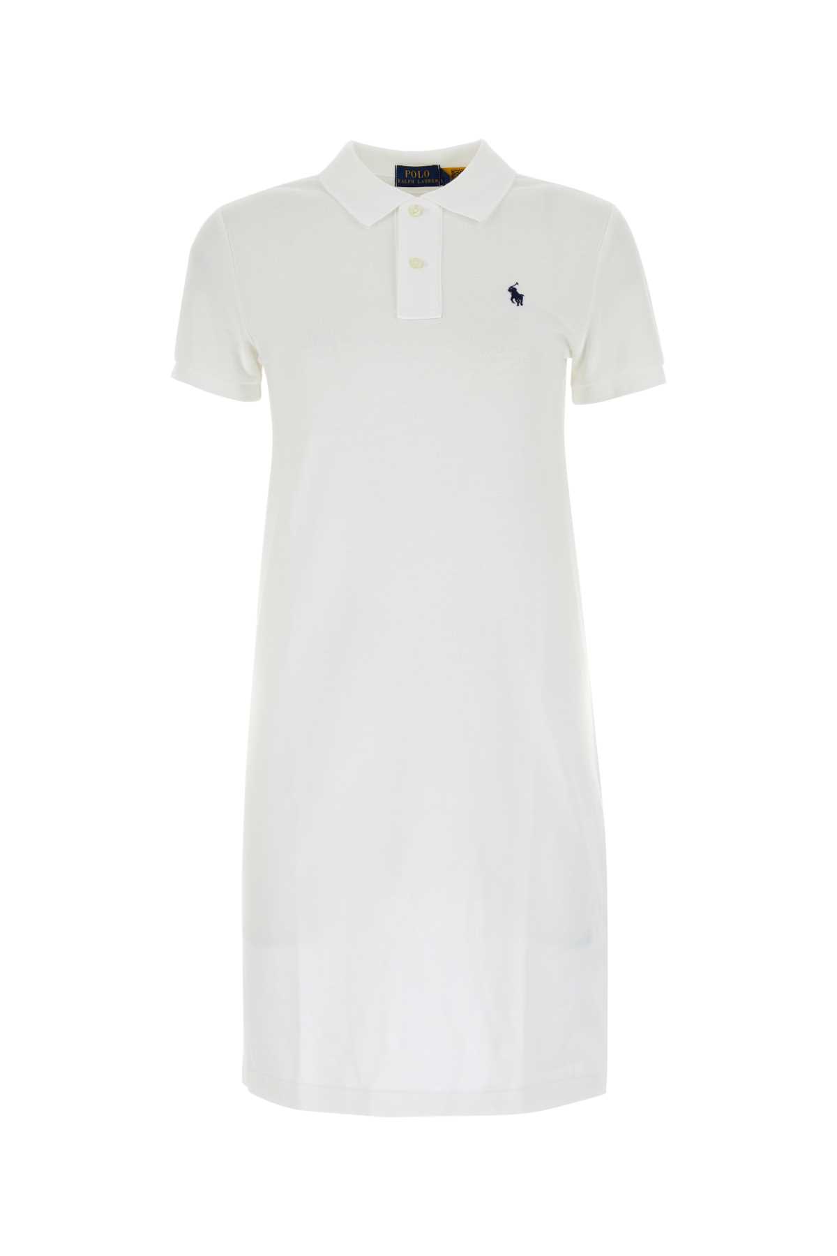 White piquet polo dress 211799490017 (Polo Ralph Lauren / ワンピース・ドレス・オールインワン ) | Polo Ralph Lauren (ポロ ラルフ ローレン)