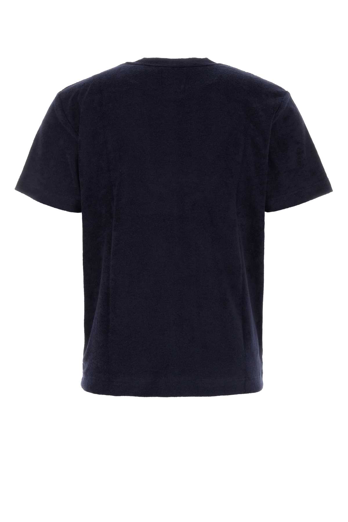 Navy blue terry Fons t-shirt FONSNAVY (HOWLIN' / Tシャツ・カットソー ) | HOWLIN' (ハウリン)(1)