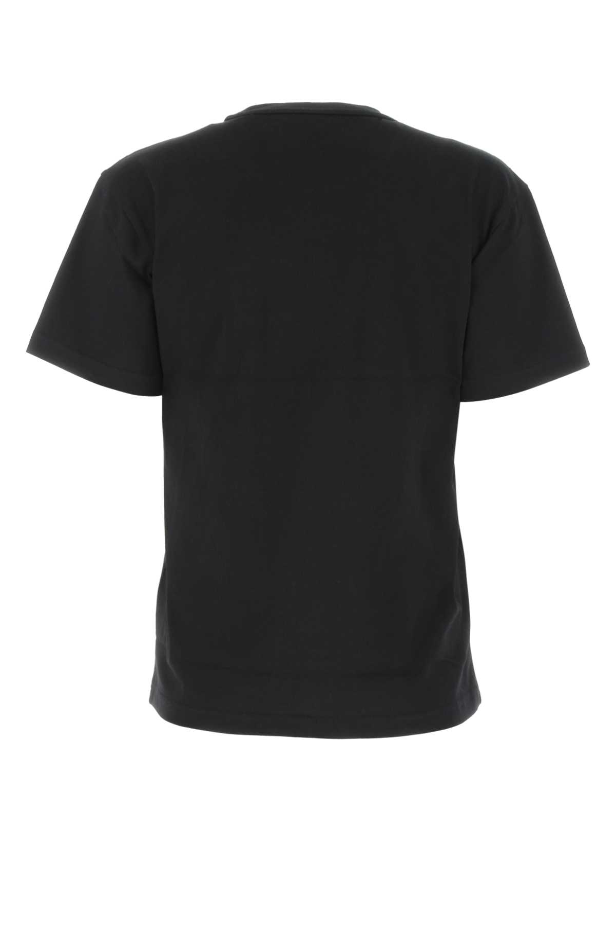 Black cotton oversize t-shirt 4CC3241520001 (alexanderwang.t / Tシャツ・カットソー ) | alexanderwang.t (アレキサンダーワン ティー)(1)