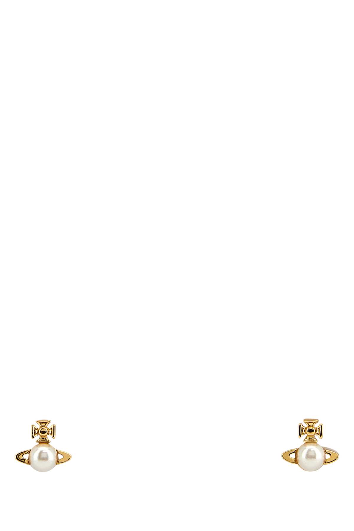 Gold metal Balbina earrings 6201026802R313R313 (Vivienne Westwood / リング ) | Vivienne Westwood (ヴィヴィアン・ウェストウッド)