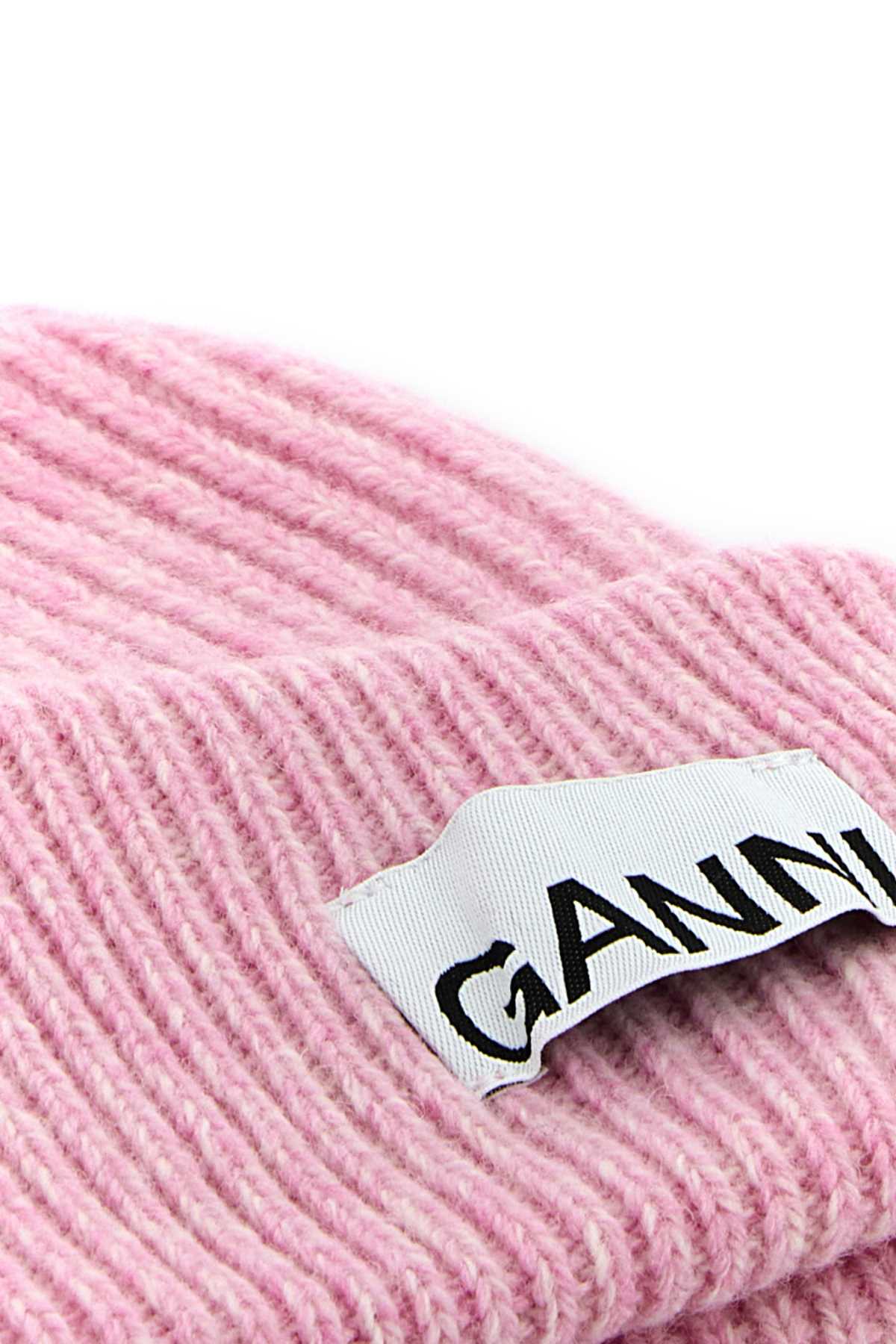 Pink wool blend beanie hat A5019494 (GANNI / 帽子 ) | GANNI (ガニー)(2)