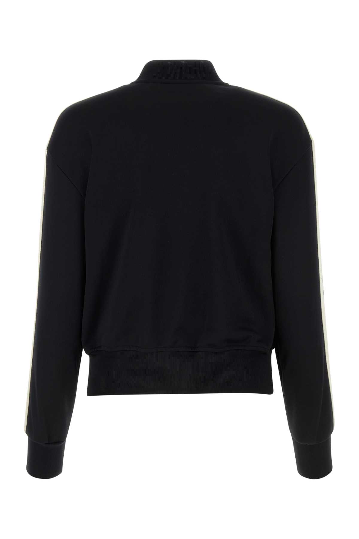 Black polyester sweatshirt PWBD050S24FAB0011003 (Palm Angels / スウェット・フーディー ) | Palm Angels (パームエンジェルス)