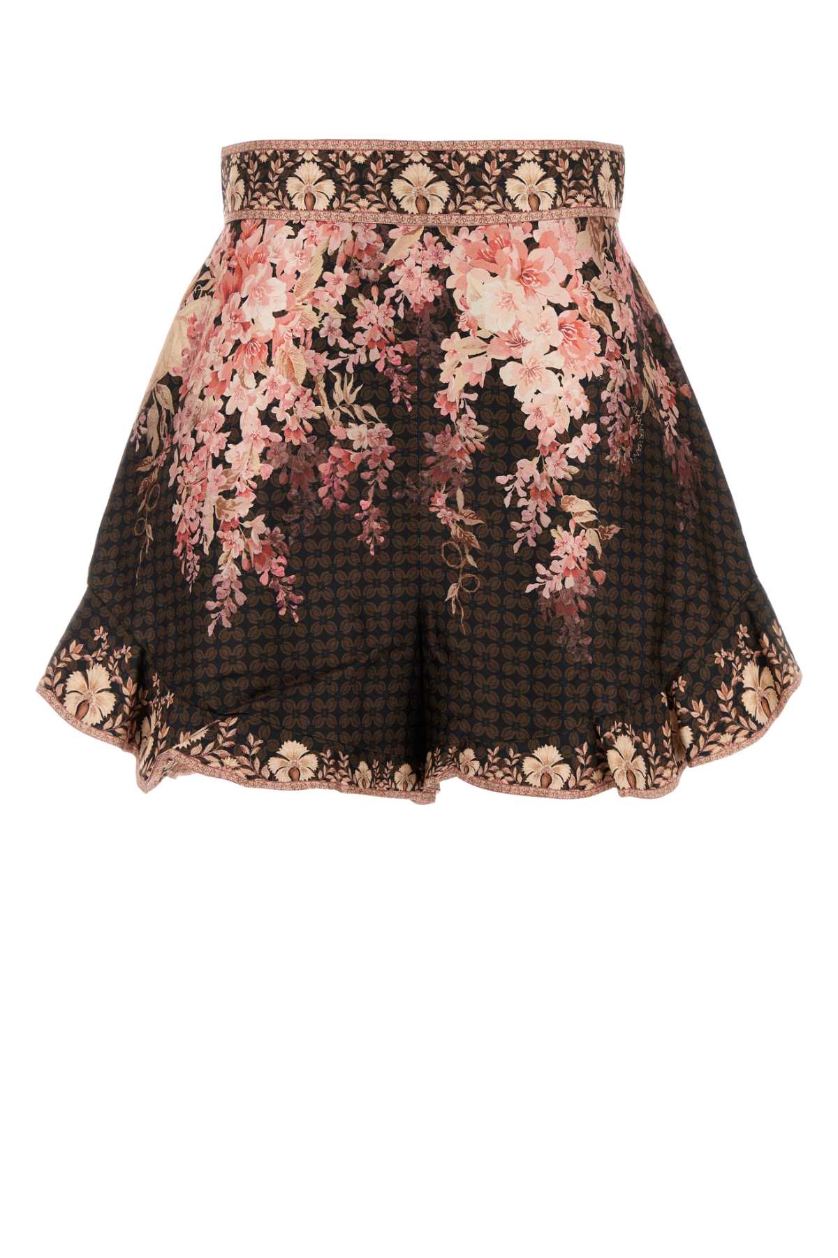 Printed silk blend Illuminate shorts 3838AS251BLF (ZIMMERMANN / ショートパンツ ) | ZIMMERMANN (ジマーマン)