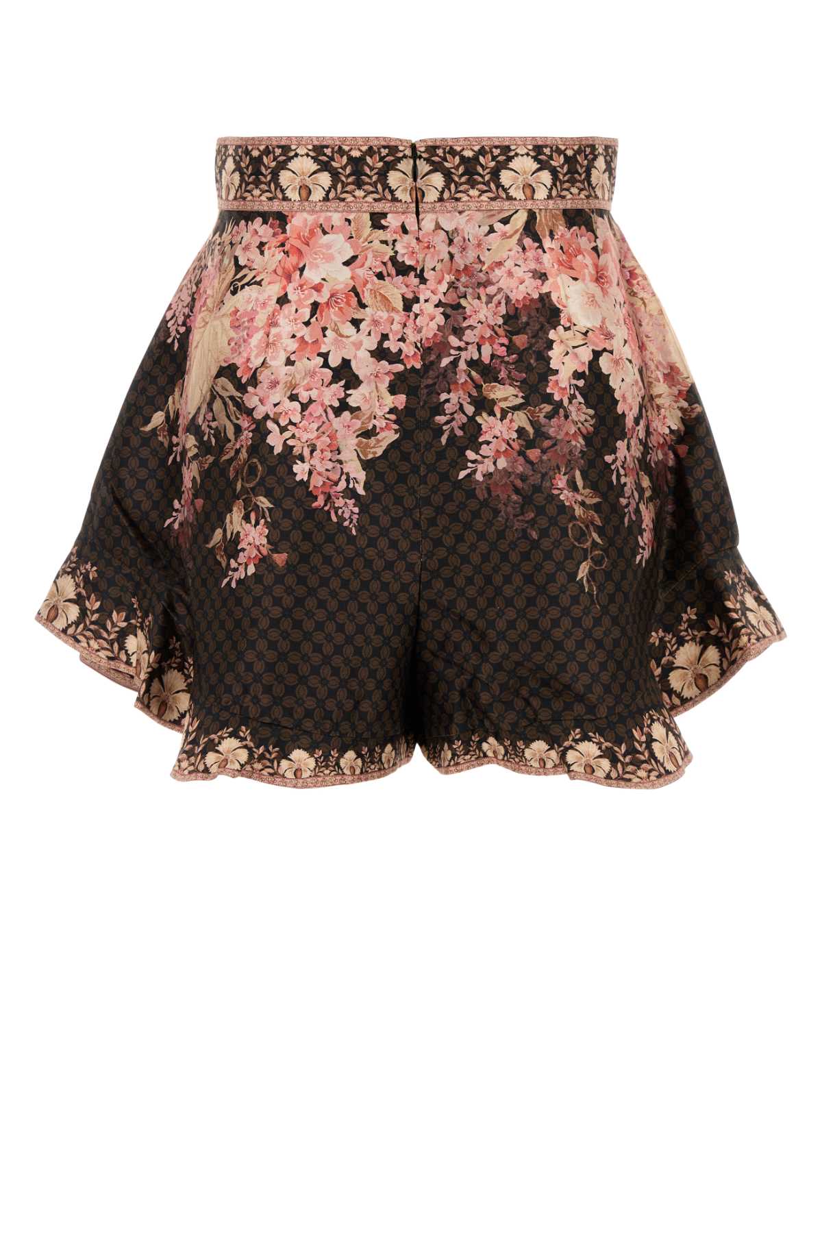 Printed silk blend Illuminate shorts 3838AS251BLF (ZIMMERMANN / ショートパンツ ) | ZIMMERMANN (ジマーマン)(1)