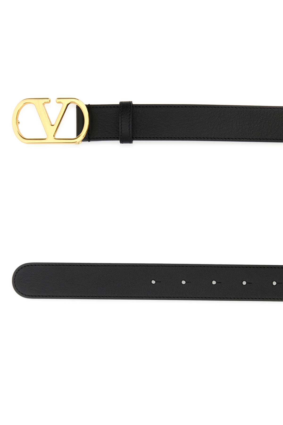 Black leather VLogo Signature belt 6Y0T0SE1HCG0NO (Valentino Garavani / ベルト・サスペンダー ) | Valentino Garavani (ヴァレンティノ)(1)
