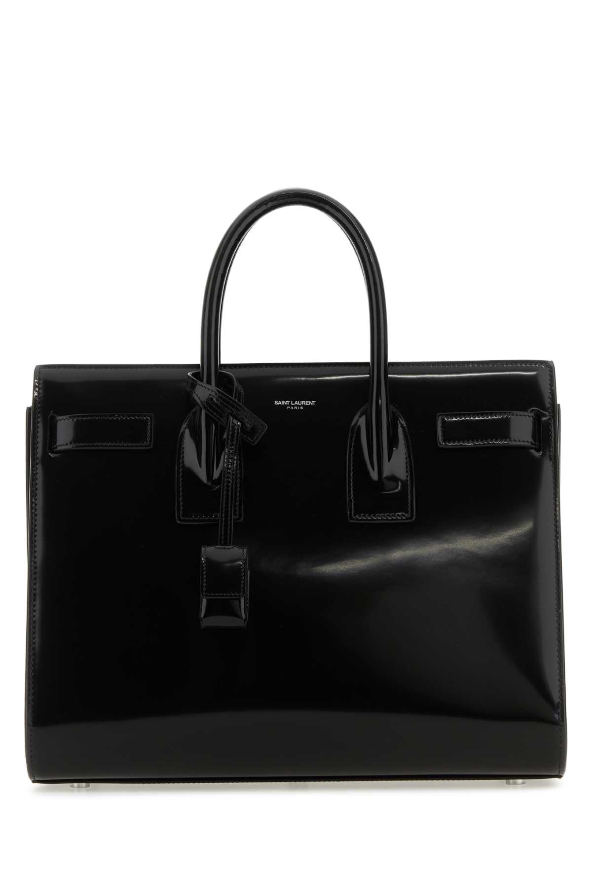 Black leather small Sac De Jour handbag 398709AAB9H1000 (Saint Laurent / ハンドバッグ・ショルダーバッグ ) | Saint Laurent (サンローラン)