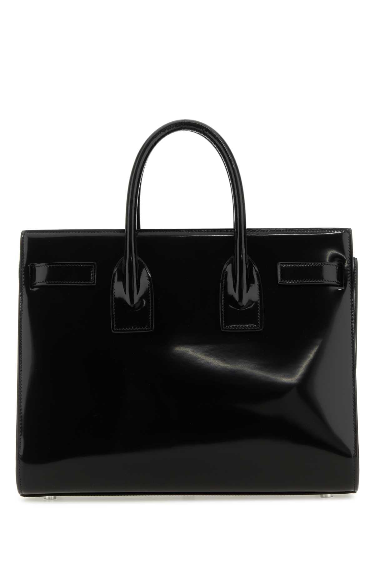 Black leather small Sac De Jour handbag 398709AAB9H1000 (Saint Laurent / ハンドバッグ・ショルダーバッグ ) | Saint Laurent (サンローラン)(2)