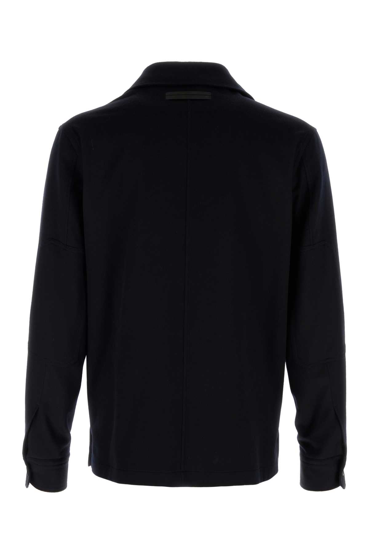 Midnight blue cashmere Oasi shirt RE8V46SOT6B923G (ZEGNA / シャツ・ブラウス ) | ZEGNA (ゼニア)(1)