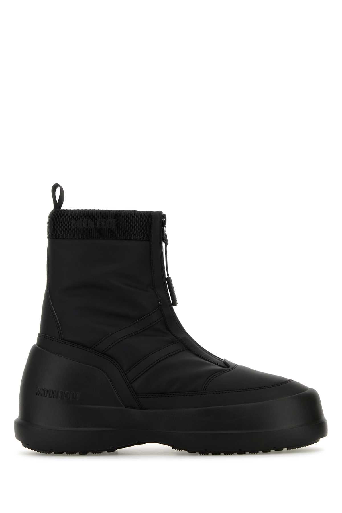 Black rubber Luna ankle boots 2480010N001 (MOON BOOT / ブーツ ) | MOON BOOT (ムーンブーツ)