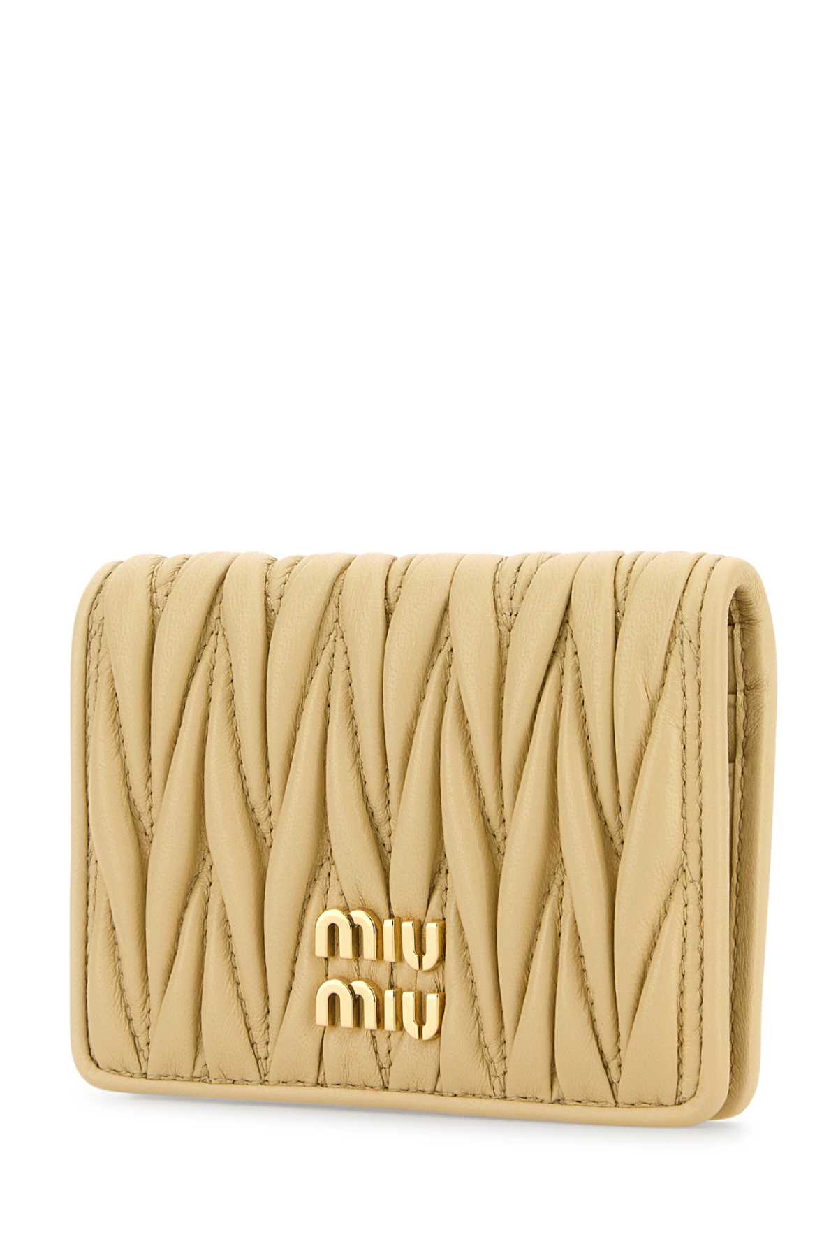 Pastel yellow nappa leather card holder 5MC103AFPPF0K57 (MIU MIU / 財布・カードケース ) | MIU MIU (ミュウミュウ)(1)