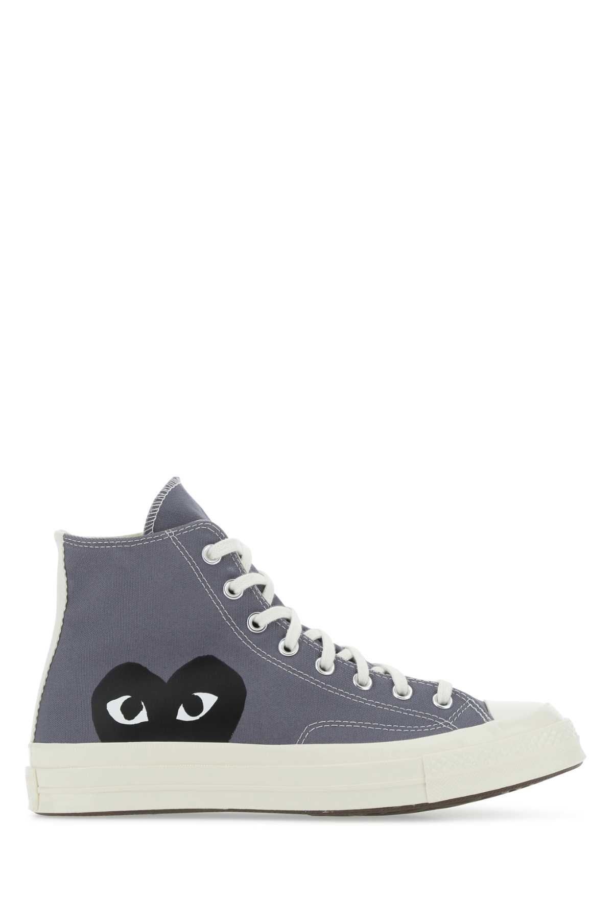 Dark grey canvas Comme Des Garçons X Converse sneakers AZK122GREY (PLAY Comme Des Garçons / スニーカー ) | PLAY Comme Des Garçons (プレイ コムデギャルソン)