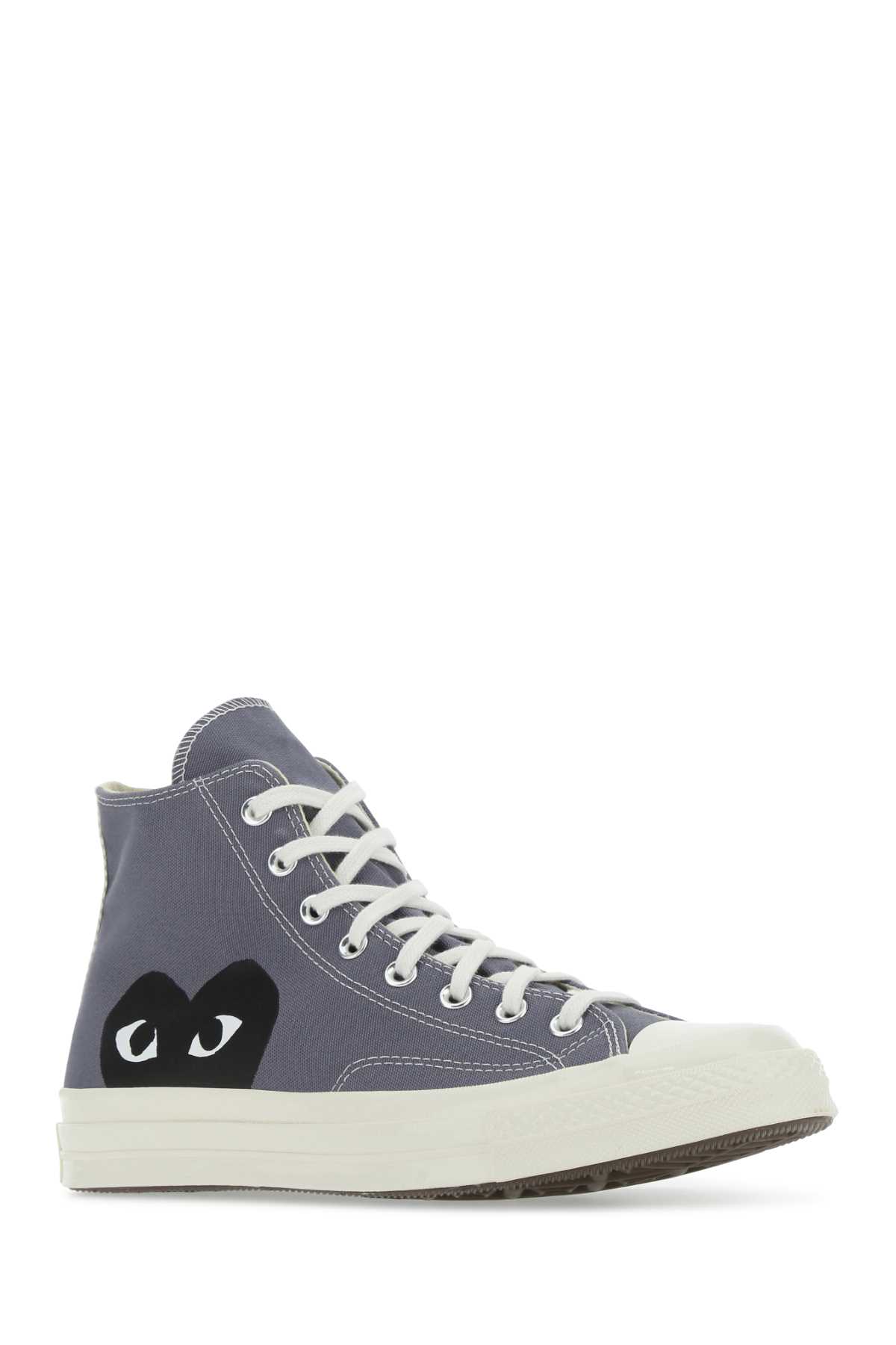 Dark grey canvas Comme Des Garçons X Converse sneakers AZK122GREY (PLAY Comme Des Garçons / スニーカー ) | PLAY Comme Des Garçons (プレイ コムデギャルソン)(1)