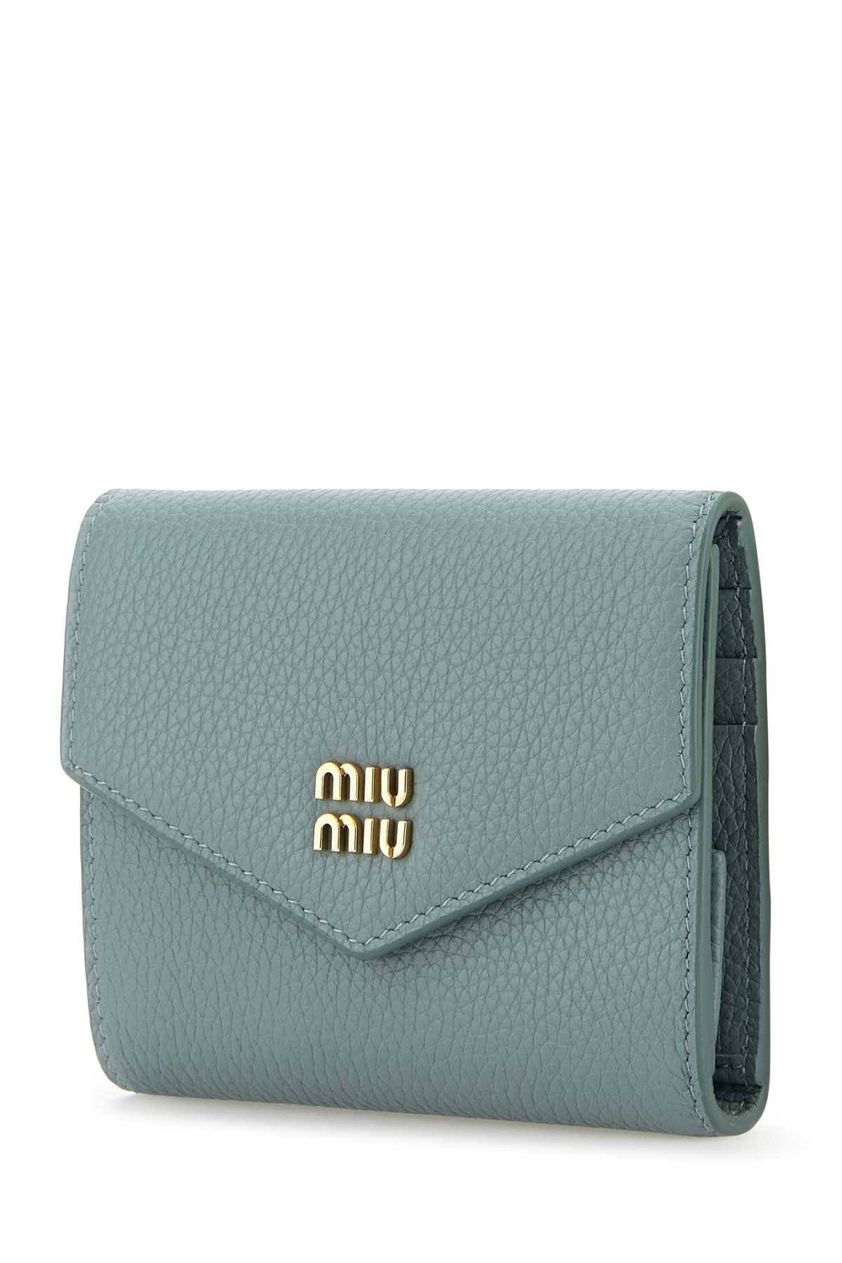 Light blue leather wallet 5MH040ADT7F0035 (MIU MIU / 財布・カードケース ) | MIU MIU (ミュウミュウ)(1)