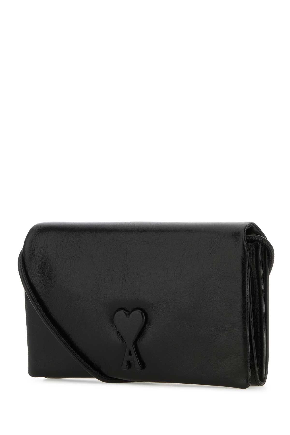 Black leather Voulez-Vous wallet ULL164AL0052001 (AMI Paris / 財布・カードケース ) | AMI Paris (アミパリス)(1)