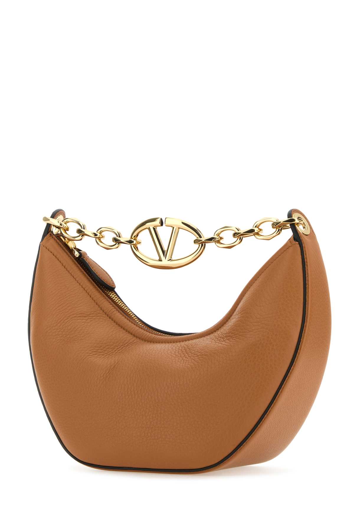 Camel leather small Hobo VLogo Moon handbag 4W2B0N08JDKKEL (Valentino Garavani / ハンドバッグ・ショルダーバッグ ) | Valentino Garavani (ヴァレンティノ)(1)