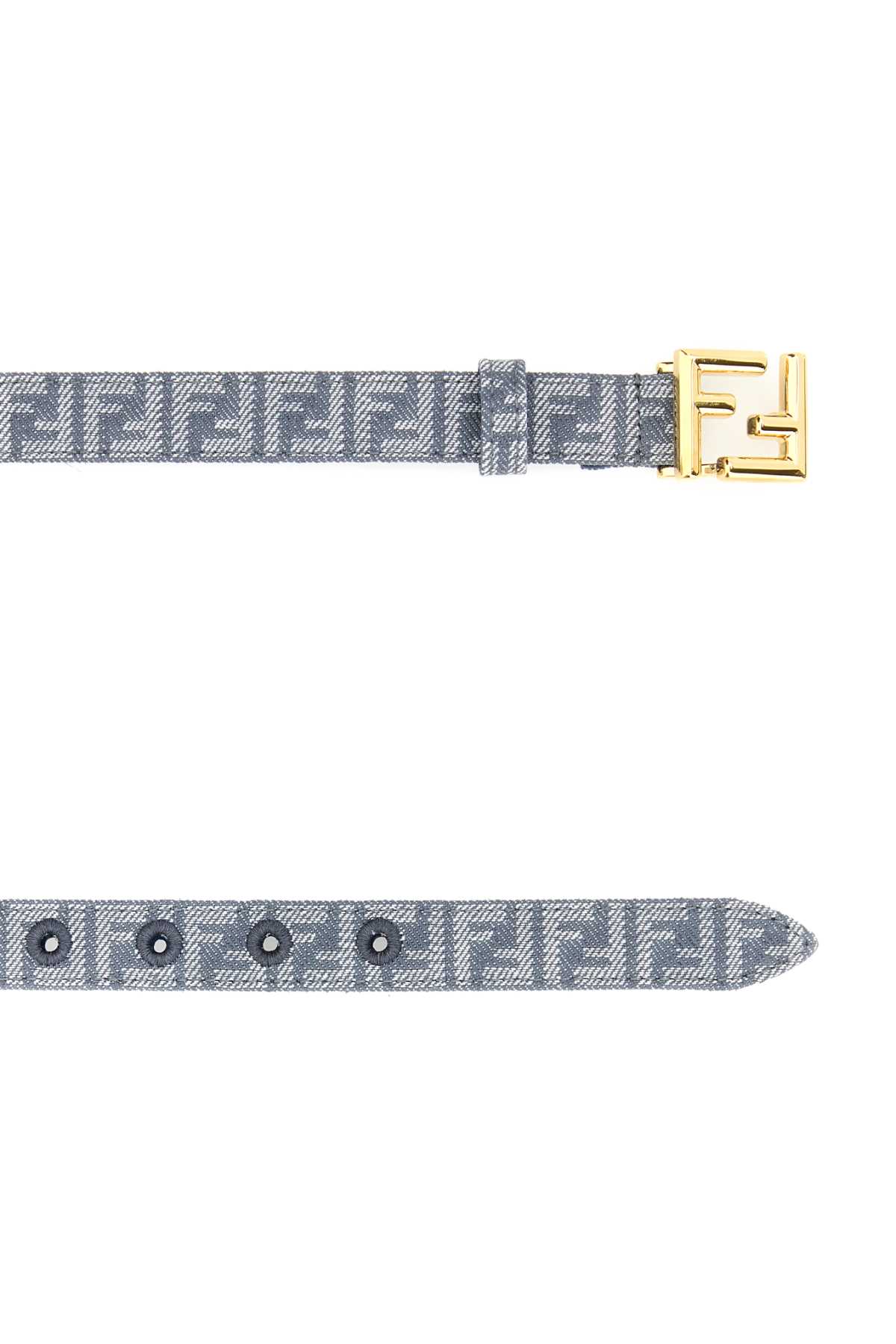 Embroidered denim FF belt 8C0648AV4QF199A (FENDI / ベルト・サスペンダー ) | FENDI (フェンディ)(1)