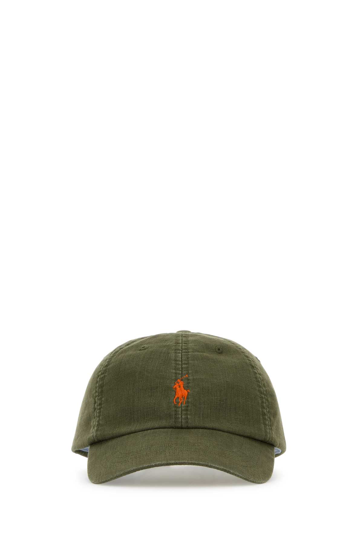 Army green linen baseball cap 710963684005 (Polo Ralph Lauren / 帽子 ) | Polo Ralph Lauren (ポロ ラルフ ローレン)