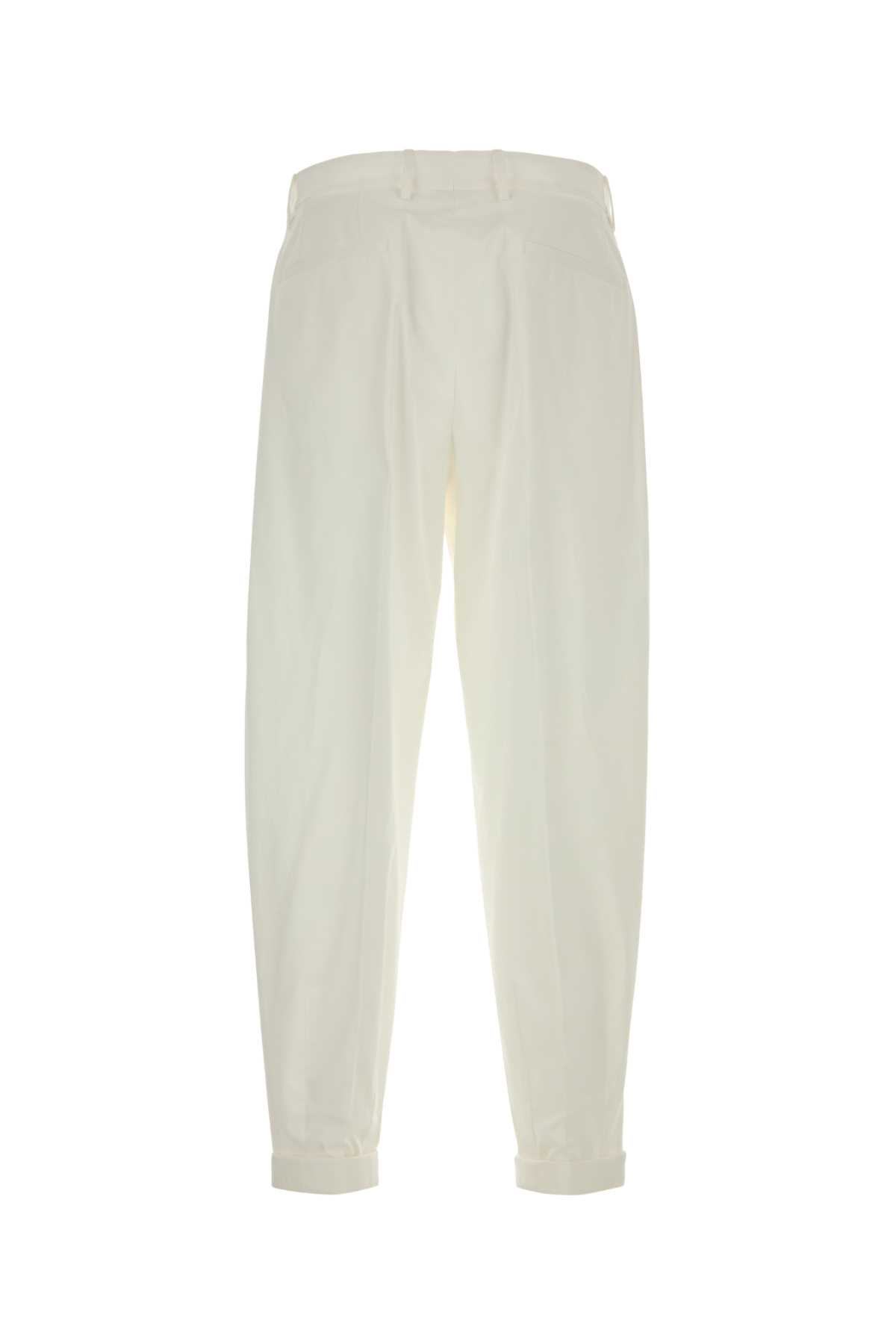 White stretch gabardine pant GP10DTFUFNVW0111 (Dolce & Gabbana / パンツ ) | Dolce & Gabbana (ドルチェガッバーナ)(1)