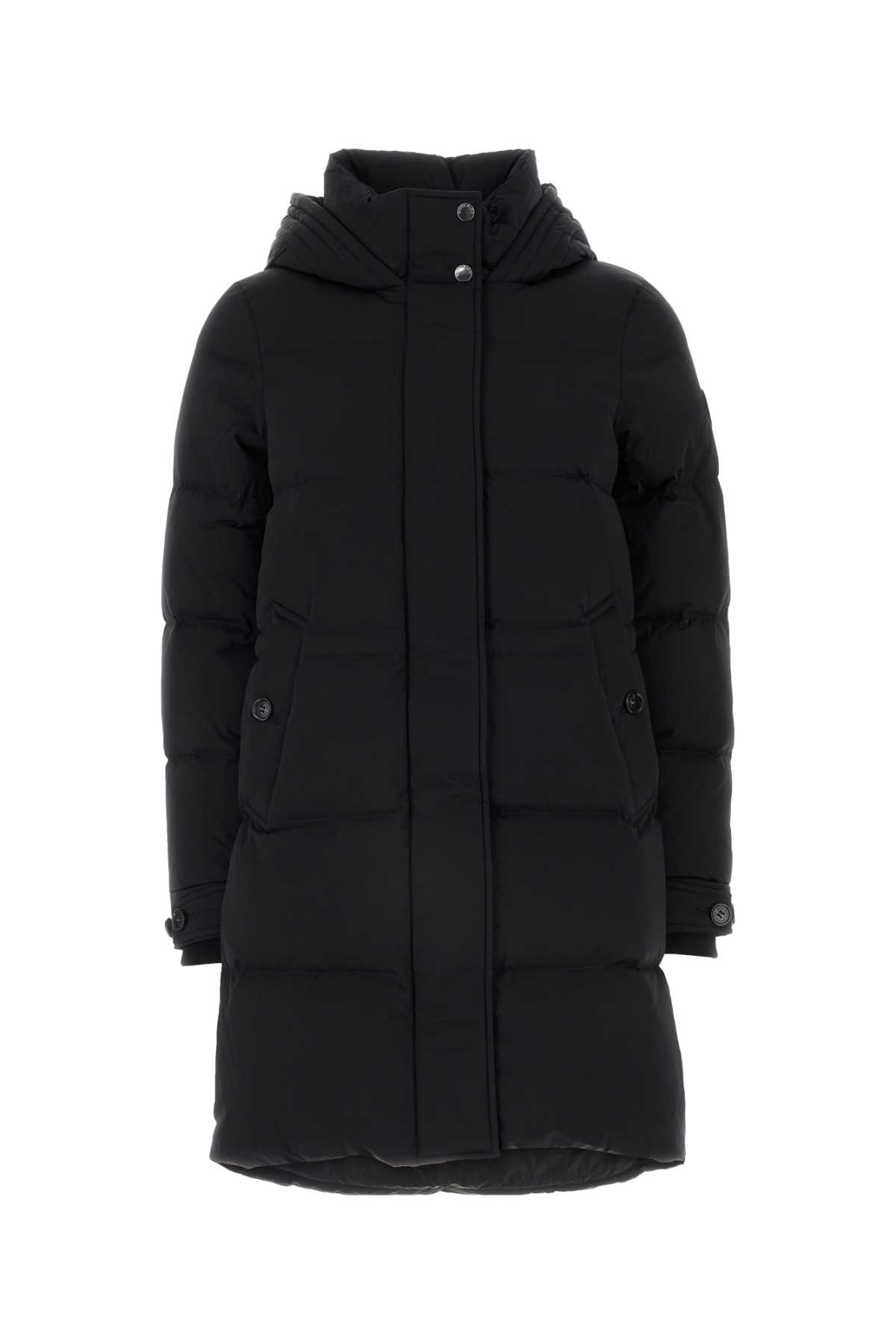 Black stretch nylon Alsea down jacket CFWWOU0697FRUT1148100 (WOOLRICH / ダウンジャケット・コート ) | WOOLRICH (ウールリッチ)