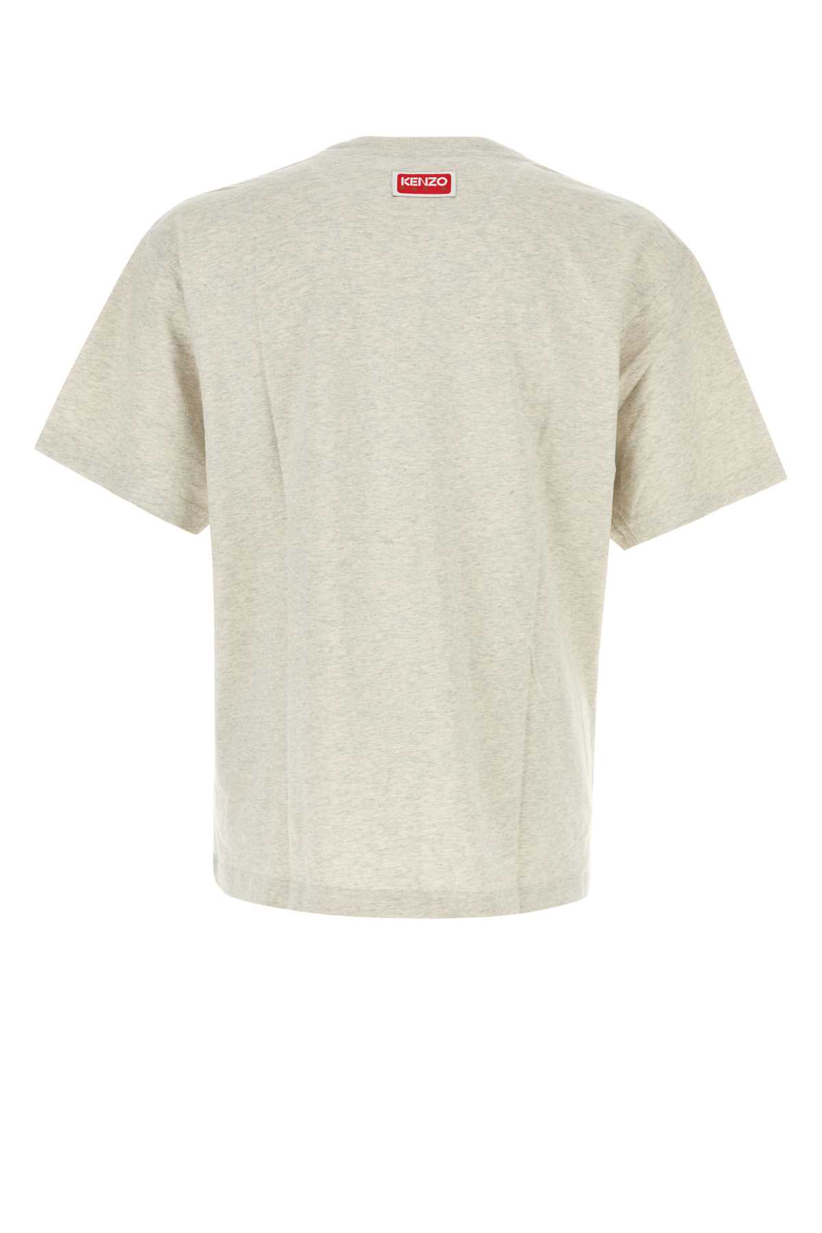 Light grey cotton oversize t-shirt FE58TS0064SG93 (KENZO / Tシャツ・カットソー ) | KENZO (ケンゾー)(1)