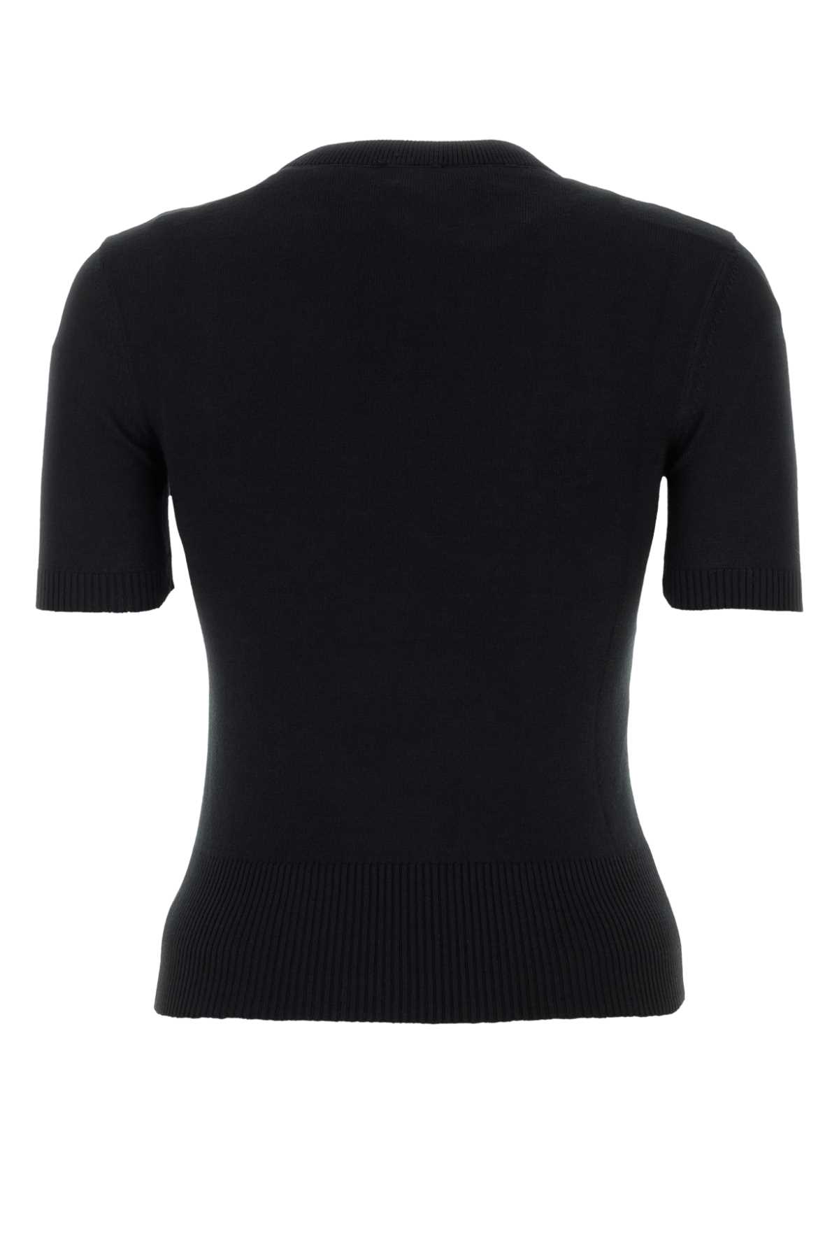 Black cotton blend t-shirt KN0688045999B (Patou / Tシャツ・カットソー ) | Patou (パトゥ)(1)