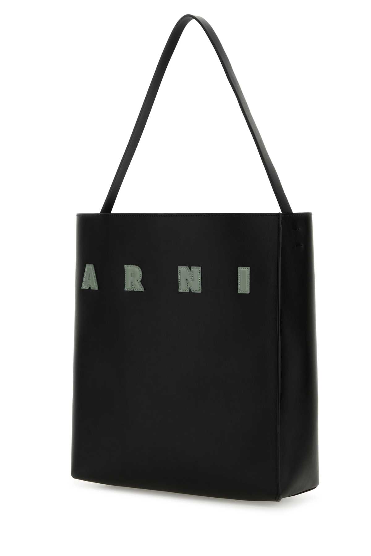Black leather medium Museo shoulder bag SHMP0106U0P6483ZO723 (Marni / ハンドバッグ・ショルダーバッグ ) | Marni (マルニ)(1)