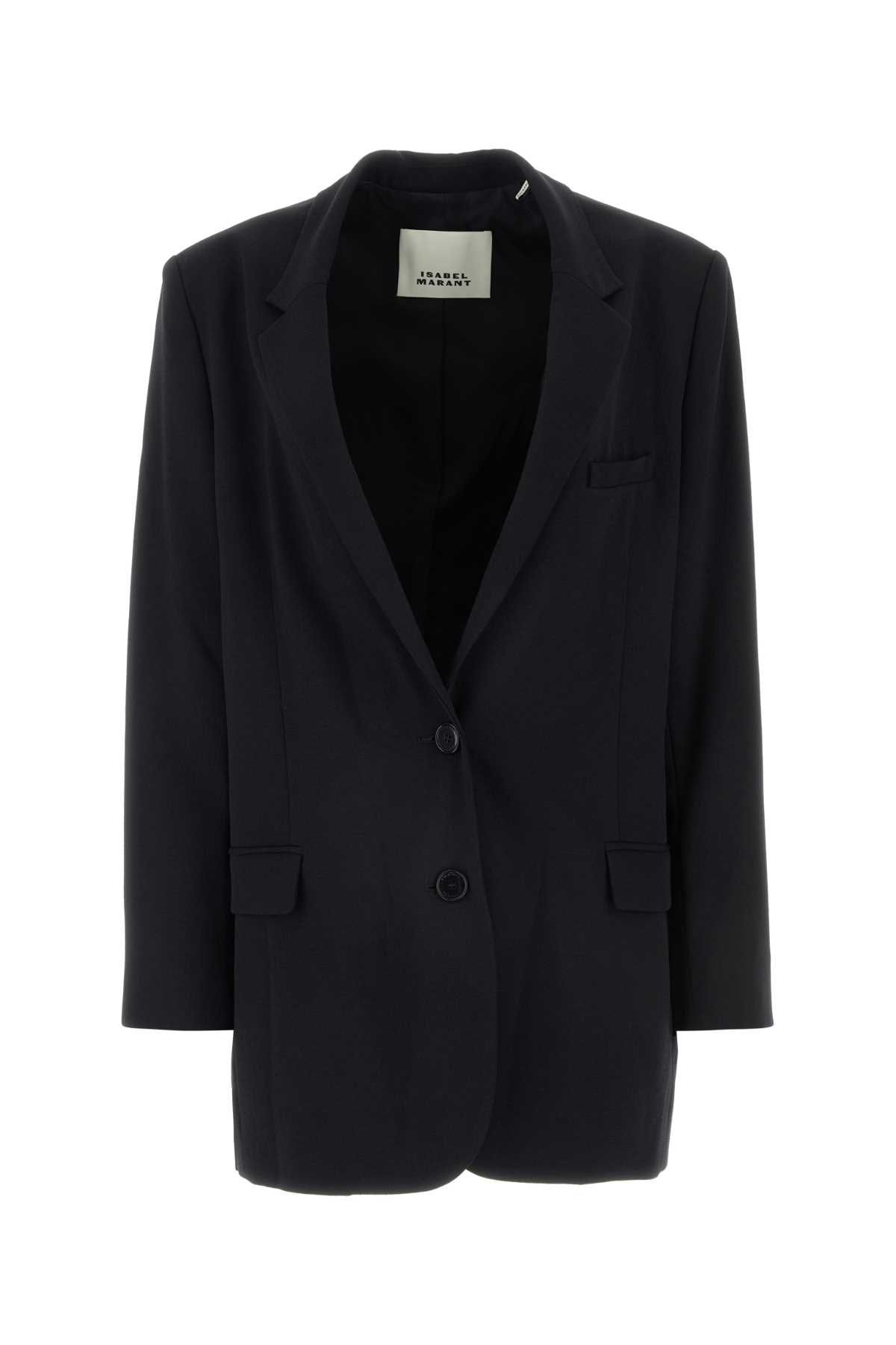 Black stretch polyester blend Oceany blazer VE0367FBB3F02I01BK (Isabel Marant / カジュアルジャケット ) | Isabel Marant (イザベル マラン)