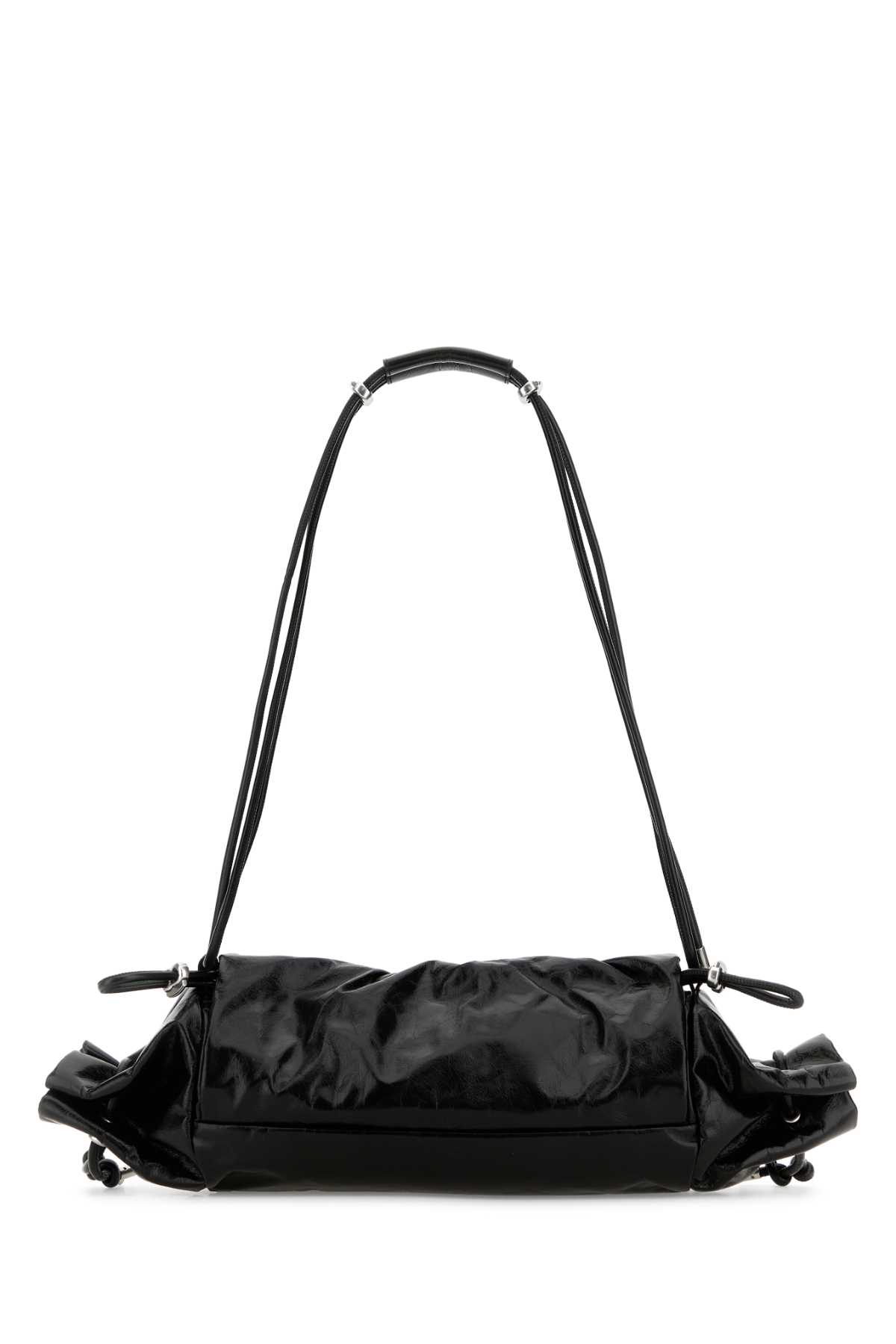 Black leather medium Scrunch-D shoulder bag X10182P1003T8013 (Diesel / ハンドバッグ・ショルダーバッグ ) | Diesel (ディーゼル)(2)