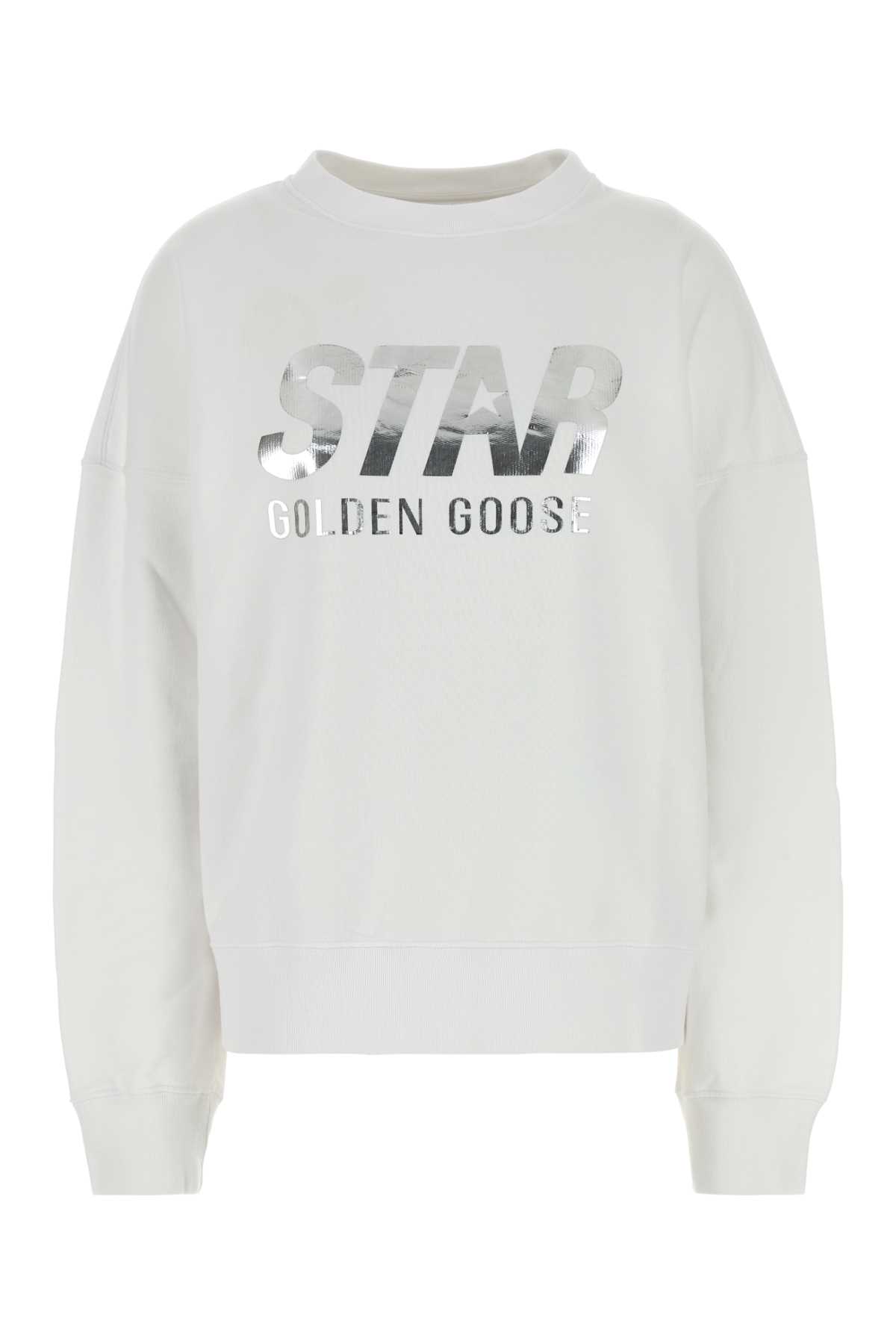 White cotton sweatshirt GUP01992P00180210100 (Golden Goose / スウェット・フーディー ) | Golden Goose (ゴールデングース)