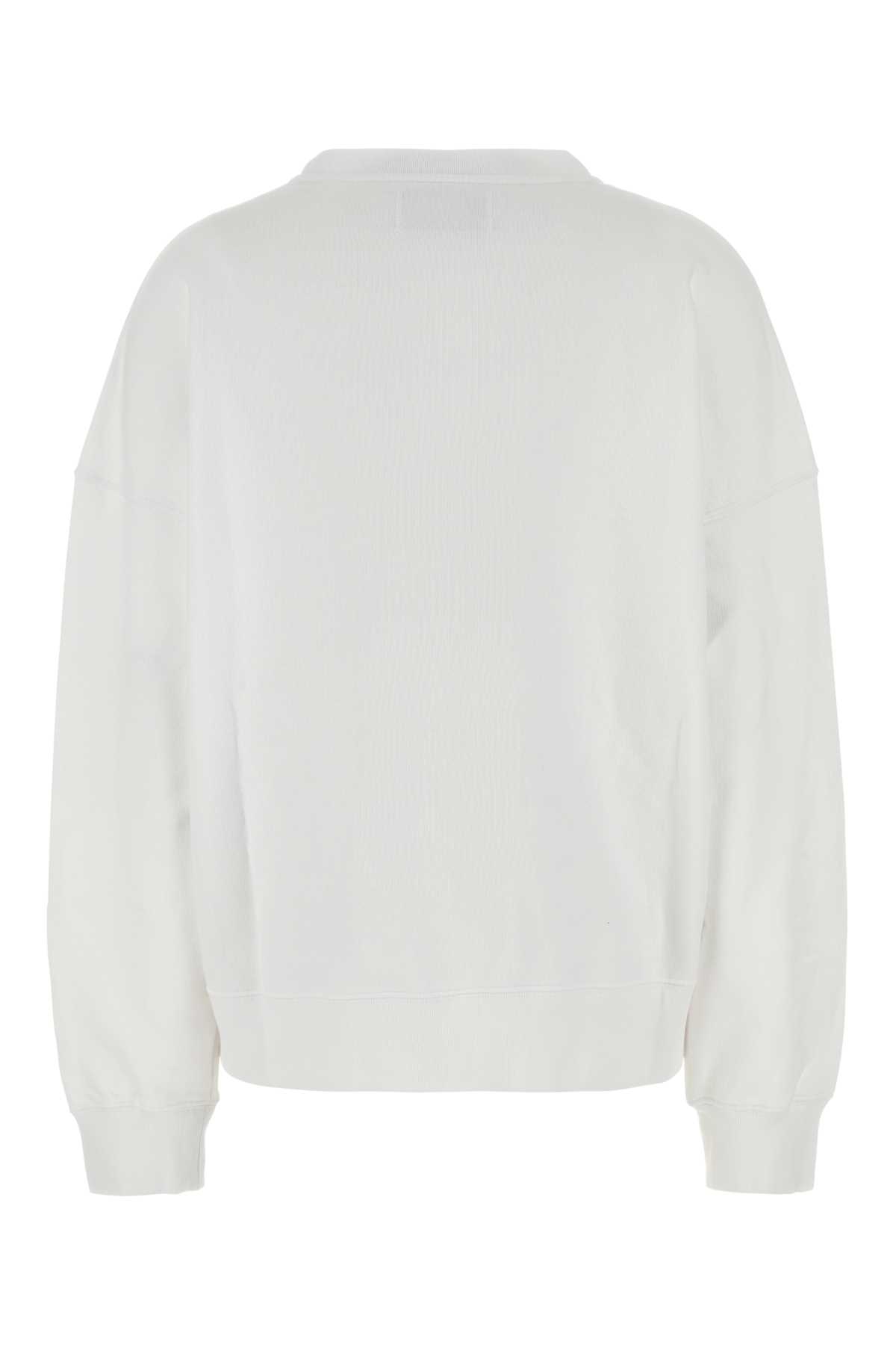 White cotton sweatshirt GUP01992P00180210100 (Golden Goose / スウェット・フーディー ) | Golden Goose (ゴールデングース)(1)