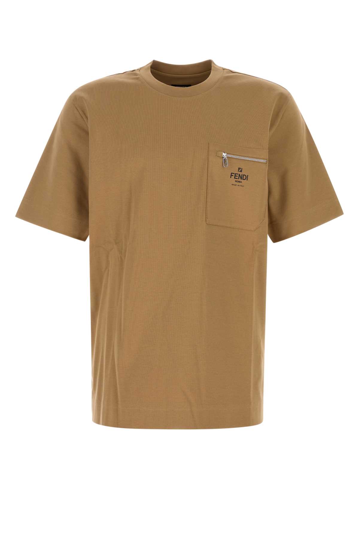 Camel cotton t-shirt FY0936ARYRF0QU5 (FENDI / Tシャツ・カットソー ) | FENDI (フェンディ)